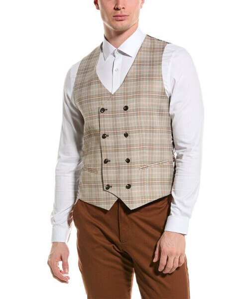Paisley & Gray Marylebone Slim Double-Breasted Vest Men's
