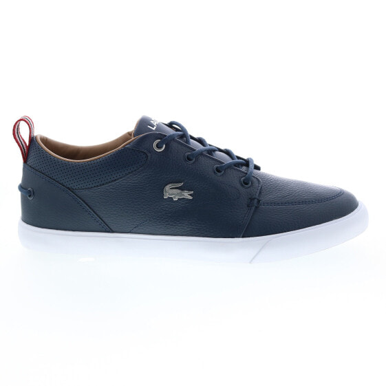 Lacoste Bayliss 119 1 U CMA Mens Blue Leather Lifestyle Sneakers Shoes