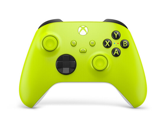Microsoft Xbox Wireless Controller Electric Volt - Joystick - Xbox - Xbox One - Xbox Series S - D-pad - Home button - Menu button - Share button - Analogue / Digital - Wireless - Bluetooth