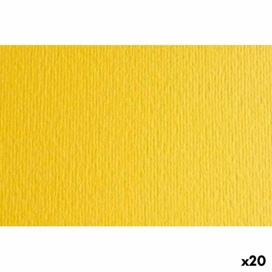 Картон для поделок Sadipal LR 220 Жёлтый текстурный 50 x 70 см (20 штук)