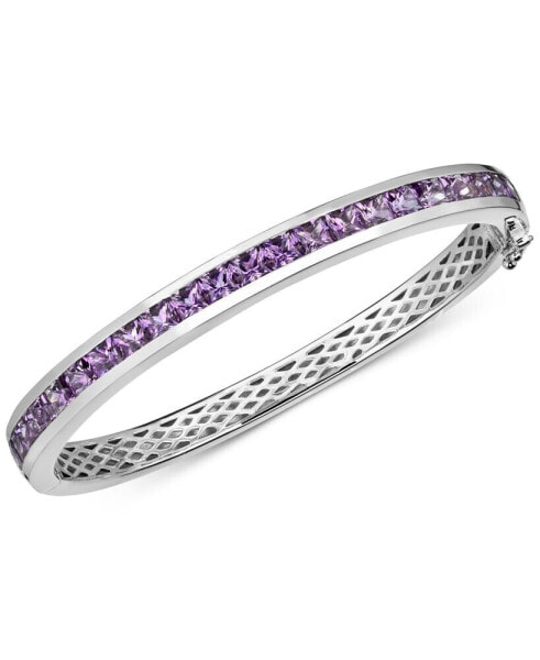 Gemstone Bangle Bracelet (8 ct. t.w.) in Sterling Silver