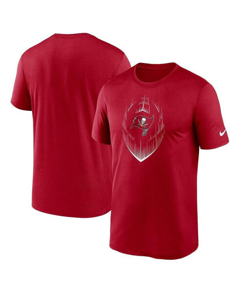 Men's Red Tampa Bay Buccaneers Primetime Legend Icon Performance T-Shirt