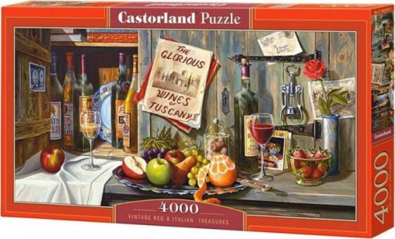 Castorland Puzzle 4000 elementów - Czerwony vintage i włoski skarb