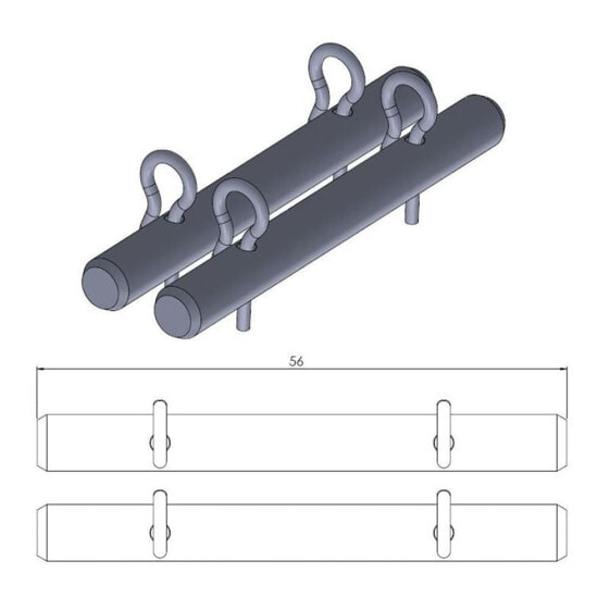 MOTO-MASTER Kawasaki/Suzuki 213029 Brake Pad Pin