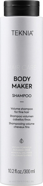 Shampoo für mehr Volumen feiner Haare - Lakme Teknia Body Maker Shampoo 300 ml