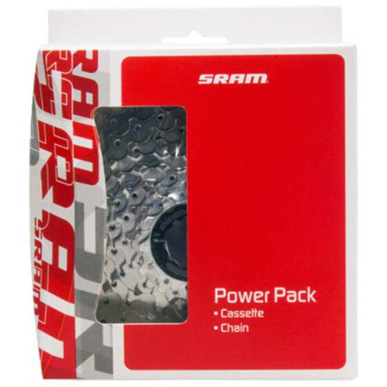Кассета велосипедная SRAM Power Pack PG-1030 с цепью PC-1031 10 скоростей 11-26T