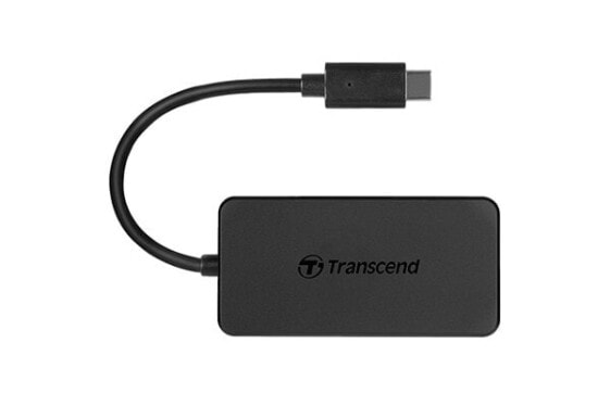 USB-концентратор Transcend HUB2C USB 3.2 Gen 1 (3.1 Gen 1) Type-C, черного цвета, CE/FCC/BSMI/KC/RCM/EAC, USB, 5V, 0.9A.