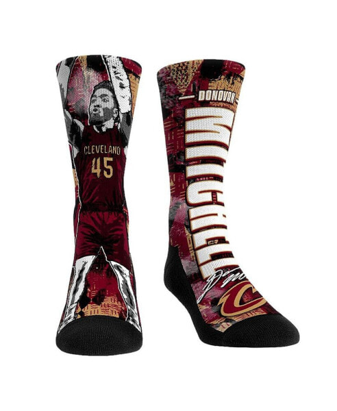 Men's and Women's Socks Donovan Mitchell Cleveland Cavaliers Big Player Crew Socks