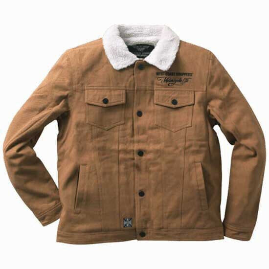 WEST COAST CHOPPERS Sherpa Lined Canvas jacket