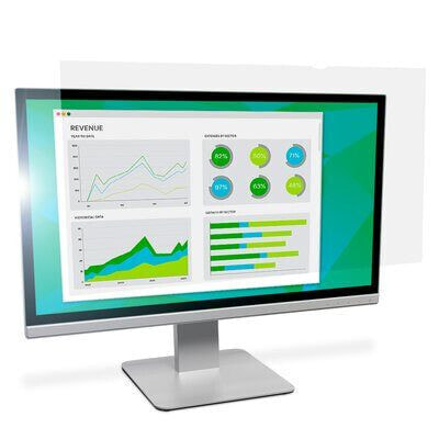 3M Anti-Glare Filter for 23" Widescreen Monitor, Monitor, Frameless display privacy filter, Light, Anti-glare, 16:9, Widescreen