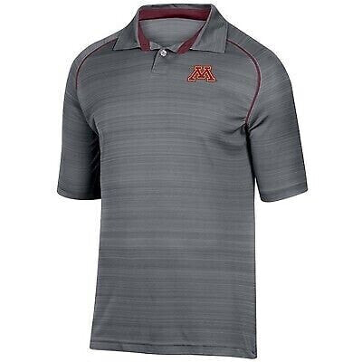 NCAA Minnesota Golden Gophers Men's Faded Striped Short Sleeve Polo Shirt - S