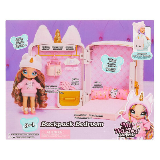 NA!NA!NA! Na! Na! Na! Surprise Playset 3-In-1 Bedroom Unicorn backpack