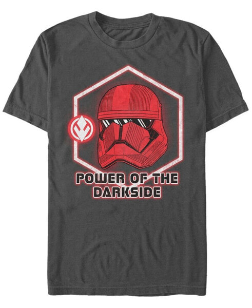 Star Wars Men's Rise Of Skywalker Red Trooper Power Of The Dark Side Short Sleeve T-Shirt
