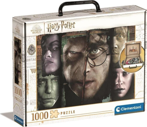 Пазл развивающий Harry Potter 1000 элементов в чемодане Clementoni 39655