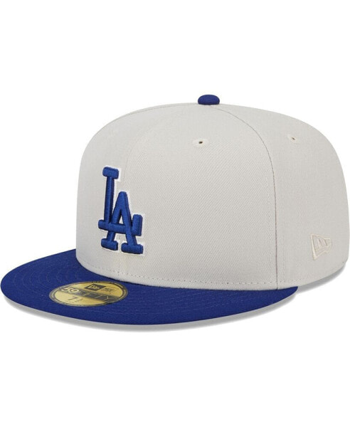 Men's Gray, Royal Los Angeles Dodgers World Class Back Patch 59FIFTY Fitted Hat