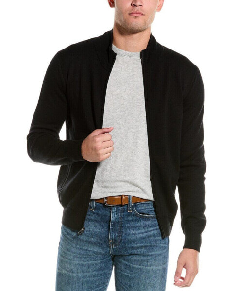 Bruno Magli Marled Wool Bomber Jacket Men's