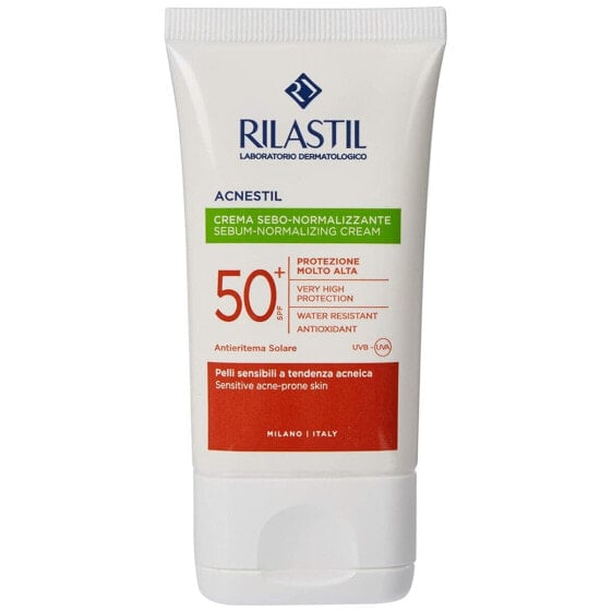 Солнцезащитный крем Rilastil Sun System Acnestil Регулирующий выделение себума Spf 50 (40 мл)