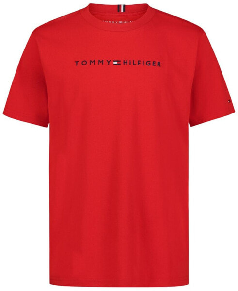 Футболка для малышей Tommy Hilfiger Essential с вышитым логотипом 100% хлопок