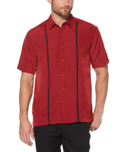Men's Big & Tall Stripe Short Sleeve Shirt