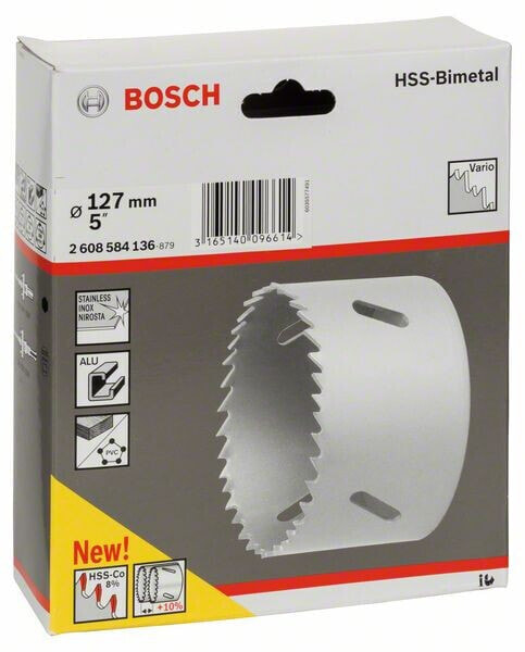 Bosch Lochsäge HSS-Bimetall für Standardadapter 127 mm, 5"