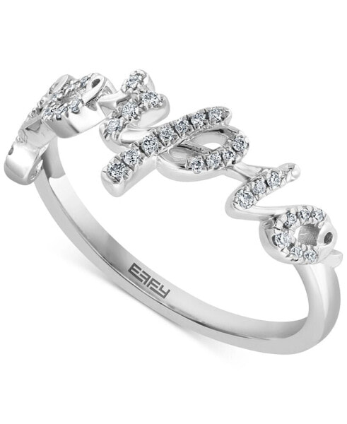 EFFY® Diamond Zodiac Scorpio Ring (1/8 ct. t.w.) in Sterling Silver