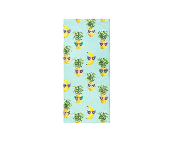 Velour Printed Beach Towel (Beach Themed Design Options), 30x60 in., Soft Cotton