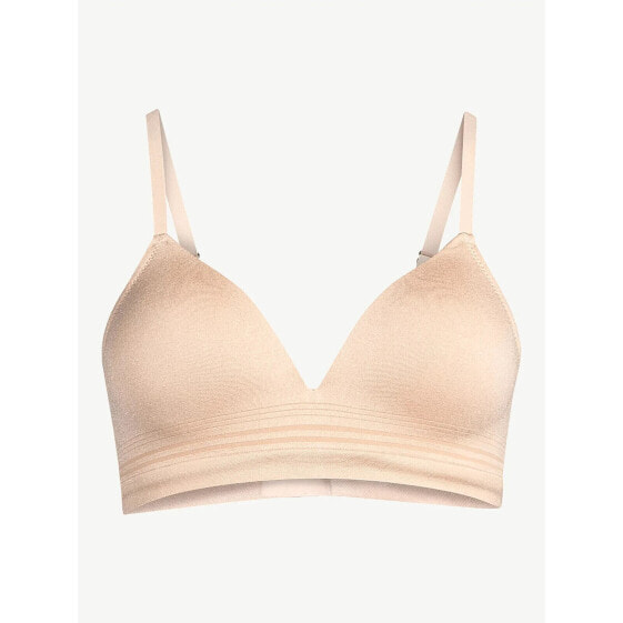 Joyspun Light Lift Bra Women's Adobe Tan Stretch Seamless Wire-Free - Small