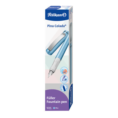 Pelikan Pina Colada - Blue - Metallic - Cartridge filling system - Plastic - Lacquer - Stainless steel - Ambidextrous