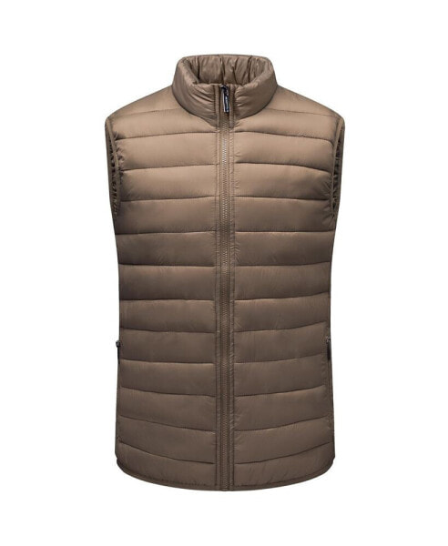 Men's Down Alternative Vest Jacket Lightweight Packable Puffer Vest