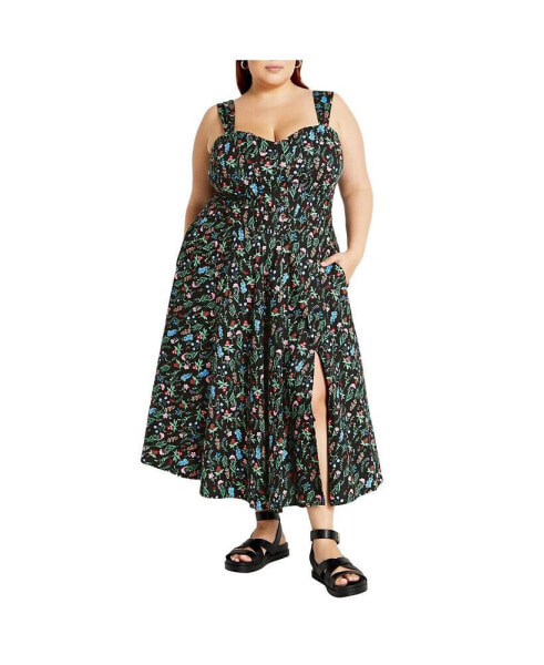 Plus Size Marylou Print Dress