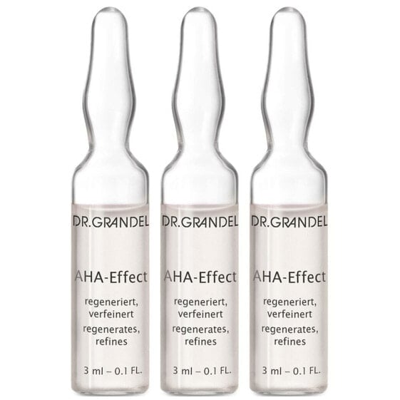 Косметический продукт для лица Dr. Grandel Ampoules AHA-Effect Anti-ageing 3 штуки 3 мл