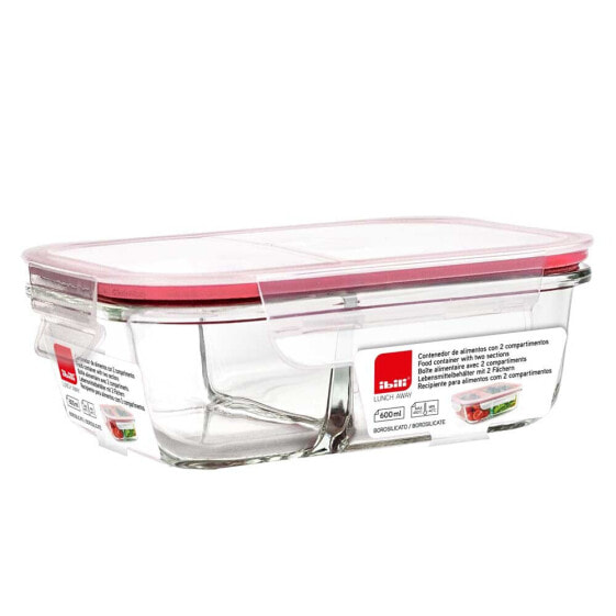 IBILI Two Compartments 600ml Airtight Container