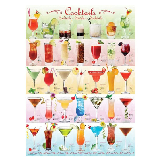 Puzzle Cocktails 1000 Teile