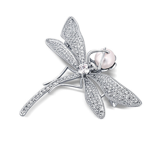 Luxury pearl brooch Dragonfly JL0765