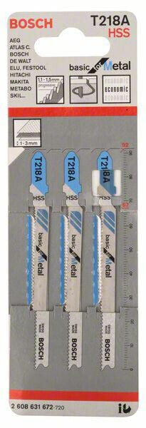 Bosch Stichsägeblatt T 218 A Basic for Metal