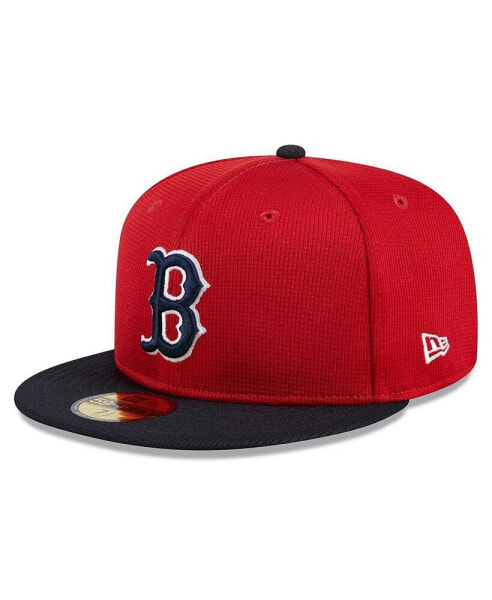 Men's Red Boston Red Sox 2024 Batting Practice 59FIFTY Fitted Hat