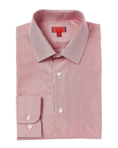 Zanetti Dress Shirt Men's Red 16 34/35