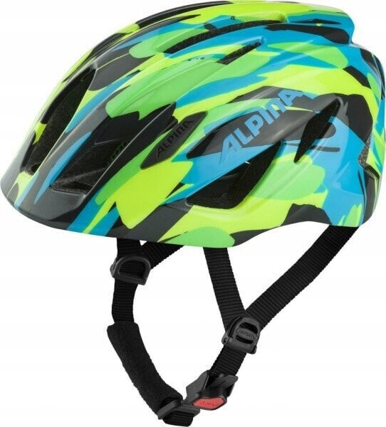 Alpina Kask rowerowy ALPINA PICO NEON-GREEN BLUE GLOSS 50-55