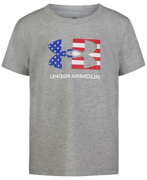 Toddler Boys Freedom Flag Logo Graphic Short-Sleeve T-Shirt