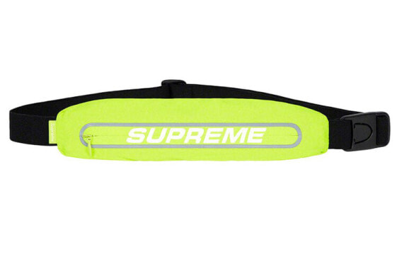 Беговая поясная сумка Supreme SS19 Рефлективная 3M, унисекс, цвет Ярко-зелёный 3M SUP-SS19-10589