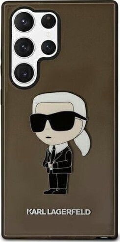 Karl Lagerfeld Etui Karl Lagerfeld KLHCS23LHNIKTCK Samsung Galaxy S23 Ultra czarny/black hardcase Ikonik Etui Karl Lagerfeld