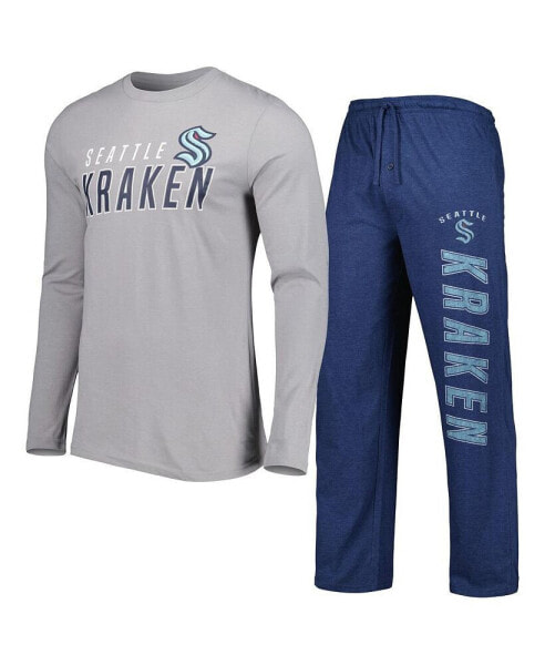 Пижама Concepts Sport Seattle Kraken Deep Sea Blue