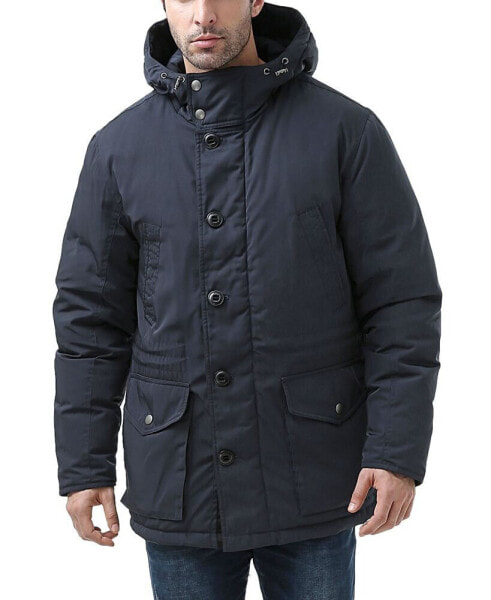 Men Hooded Down Parka Coat