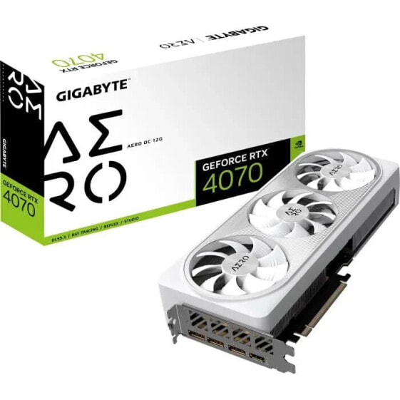 Видеокарта Gigabyte GeForce RTX 4070 Aero OC - 12Г