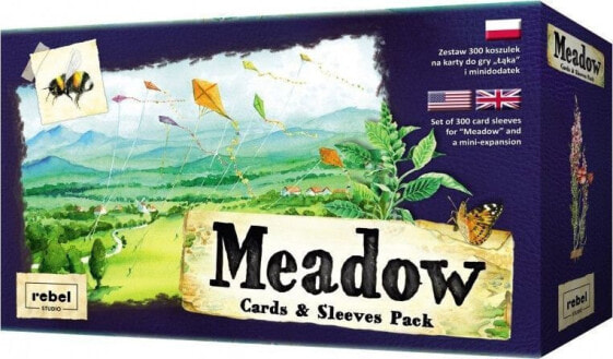 Игры для компаний REBEL Луг (Meadow) Футболка с набором карт
