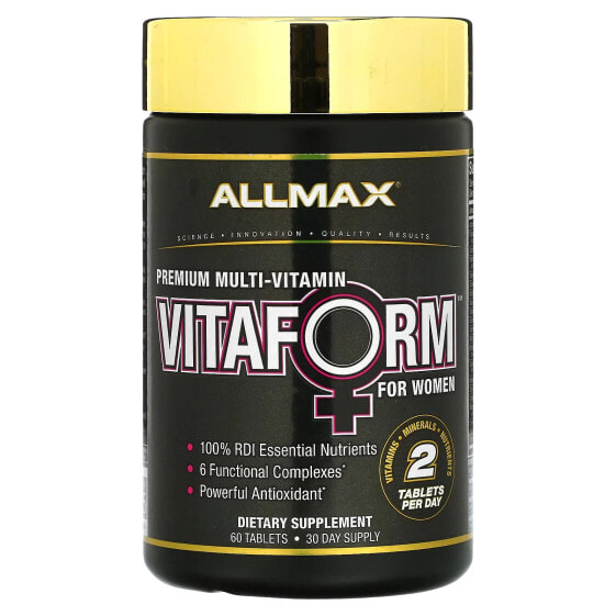 Мультивитамин для женщин Vitaform, Premium, 60 таблеток.