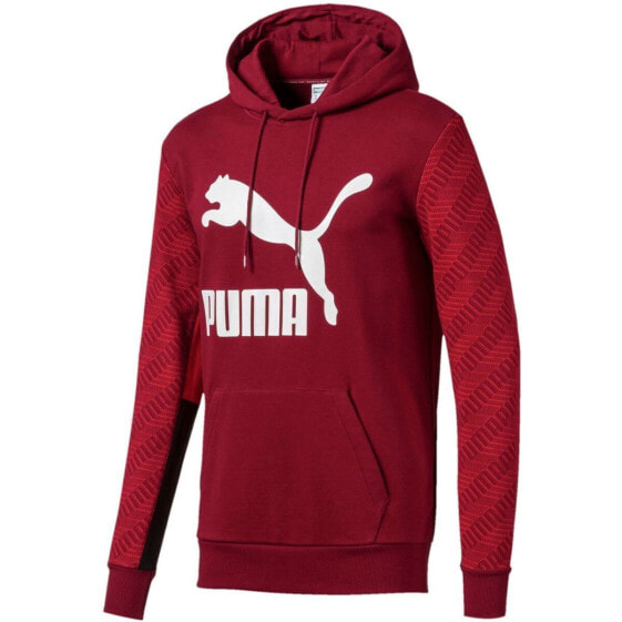 [595265-27] Mens Puma CLASSICS GRAPHIC HOODY AOP