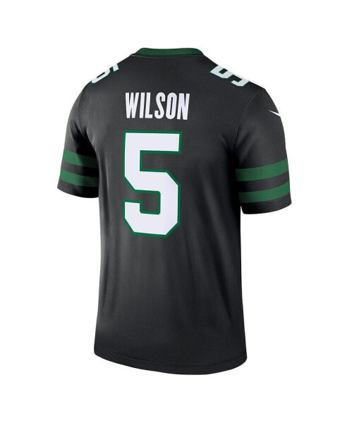 Men's Garrett Wilson Legacy Black New York Jets Alternate Legend Jersey