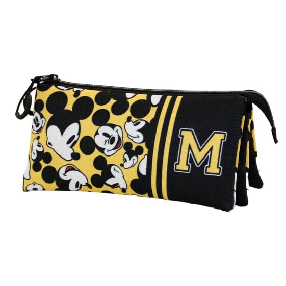 KARACTERMANIA Eco Triple Mickey Mouse Pencil Case