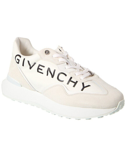 Givenchy Runner Canvas & Leather Sneaker Men's White 42